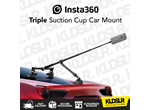  Insta360 Triple Suction Cup Car Mount + Action Stick
